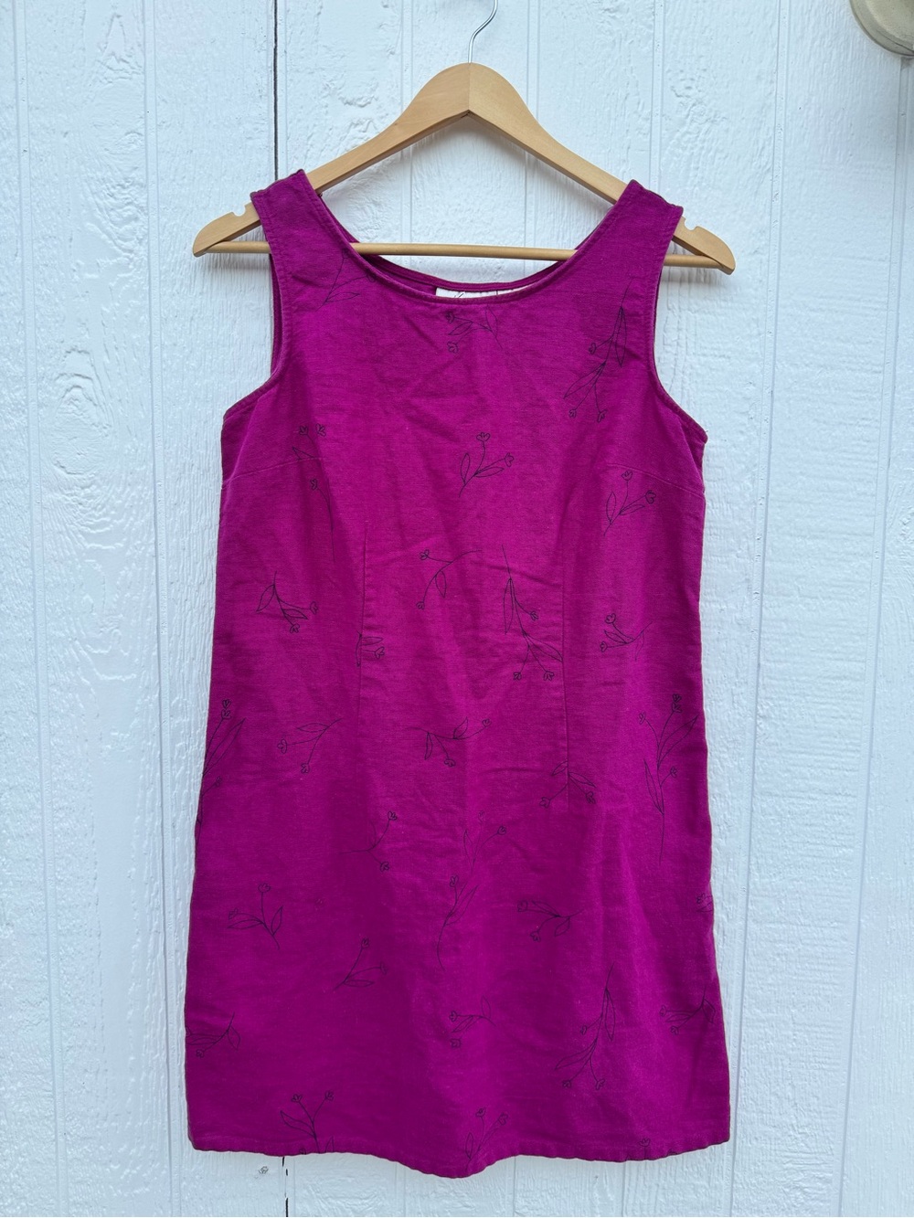 Vintage Kathie’s Collection Linen Blend Shift Dress